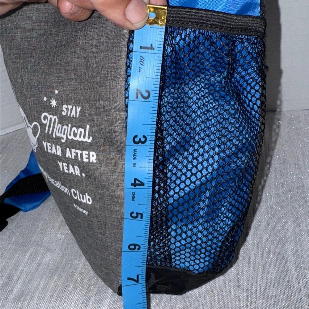 Disney Vacation Club Blue and Gray Backpack 15x9”approx NWOT